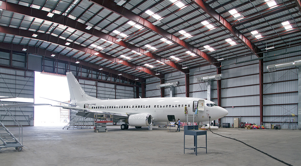 Commercial Maintenance Hangar Building