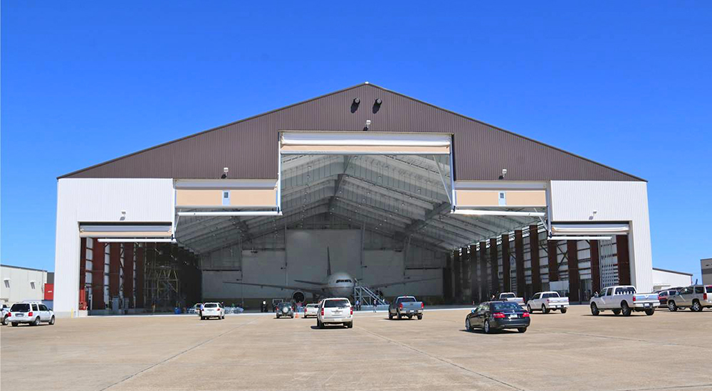 Industrial Airport Hangar Building