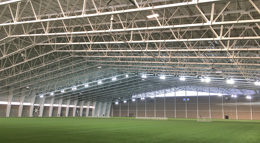 Soccer Training Facility with 400' Clear Spans