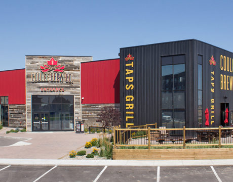 Single Slope Brewery & Restaurant Building