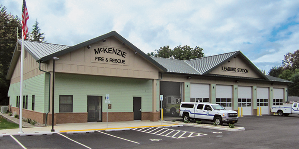 Custom Fire Station Building in Oregon