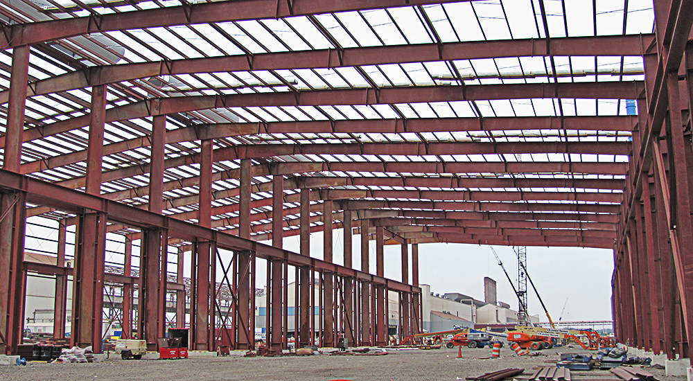 Heavy Industrial Crane Building by Nucor