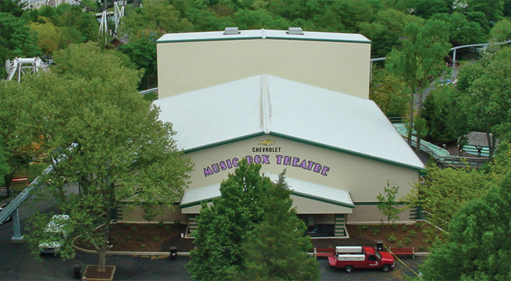 Steel Theater Building with Catwalk