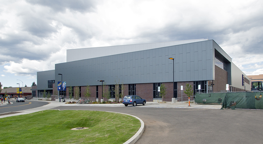 Tennis & Aquatics Steel Building with Boxed Out Canopy