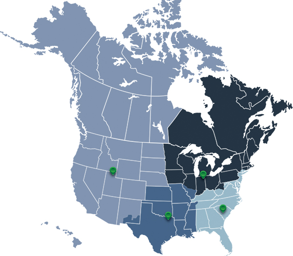 NBS Division Territory Map