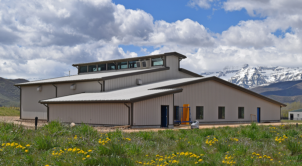 Steel Building Growing Facility with Clerestory