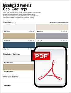 Nucor Building Systems Color Chart