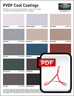 Download the NBS Color Chart for PVDF Colors