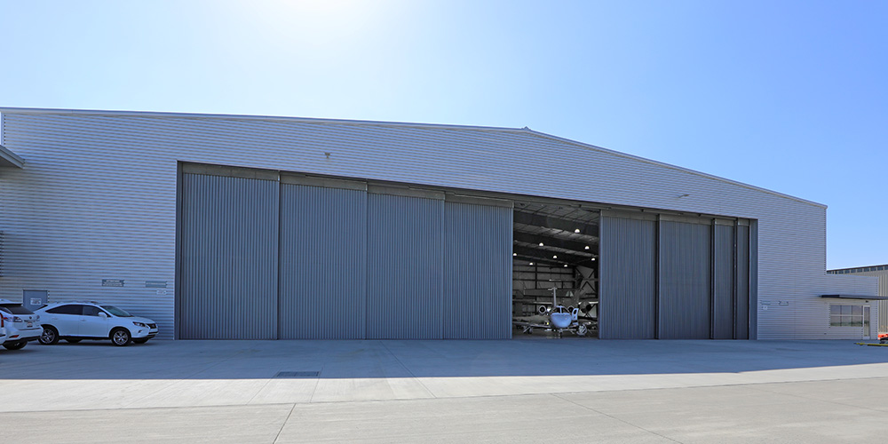 Steel Building FBO Hangar in California