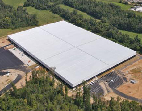 Steel building warehouse - 400,000 square feet in size