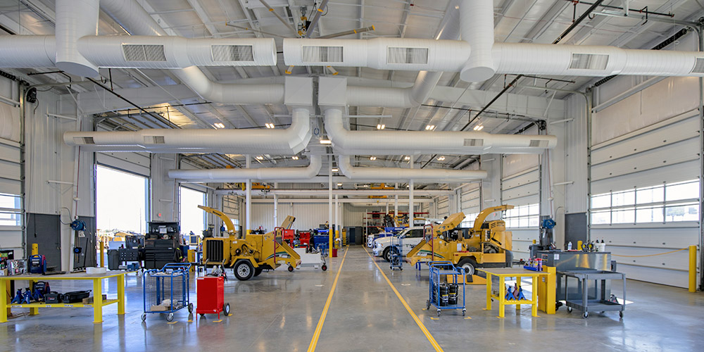 Heavy equipment dealership/service metal building