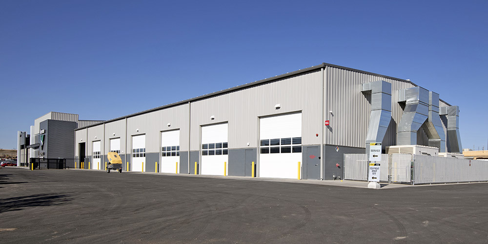 Heavy equipment dealership/service metal building