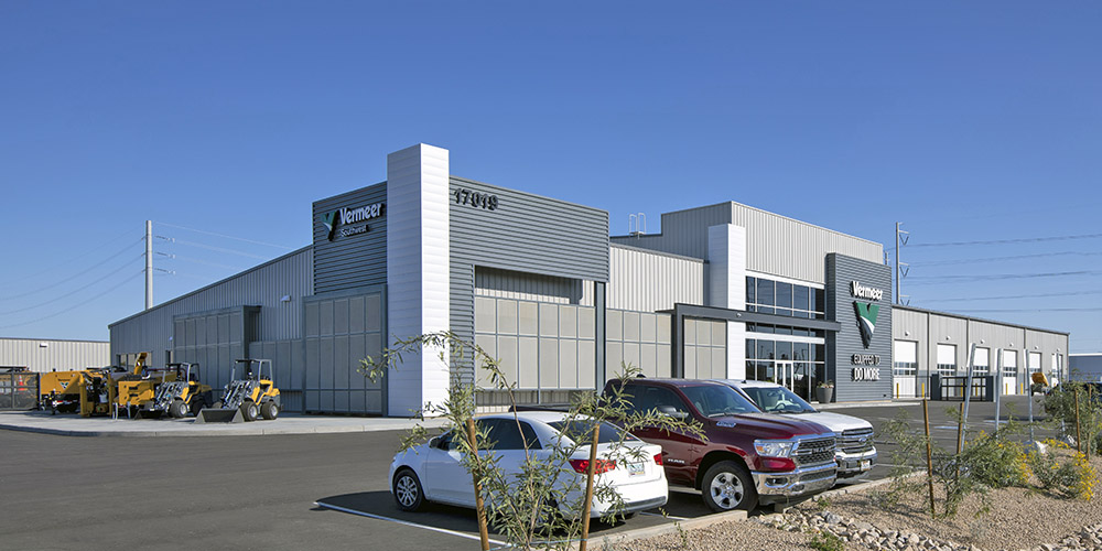 Heavy equipment dealership/service metal building