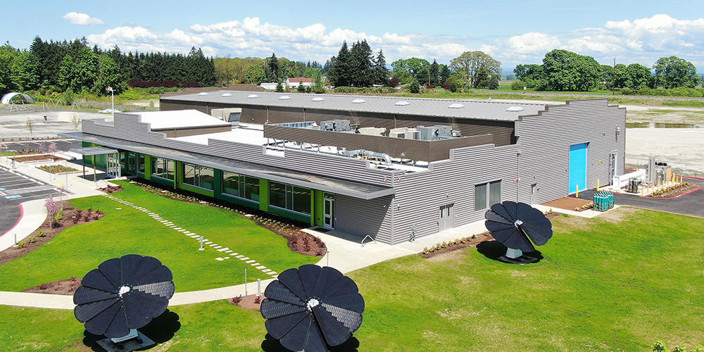 Manufacturing, research & development steel building