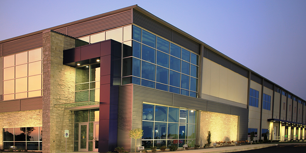Steel building warehouse
