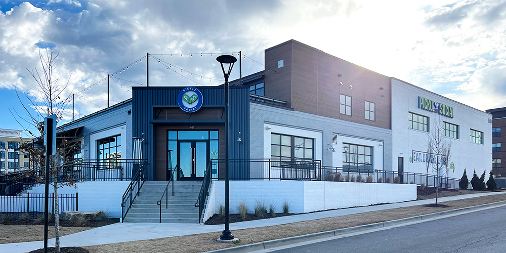 Indoor pickleball courts