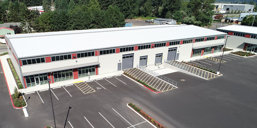 Metal building tenant spaces