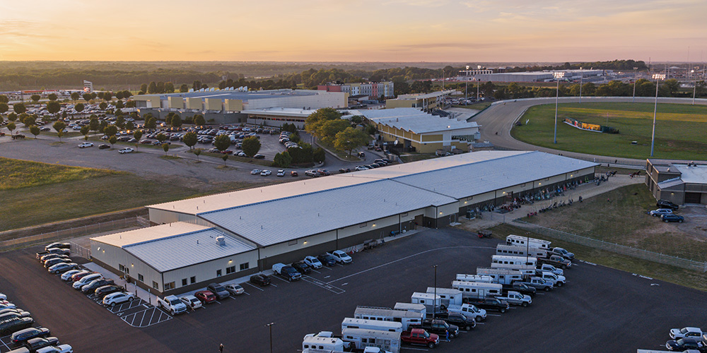 Equestrian steel building