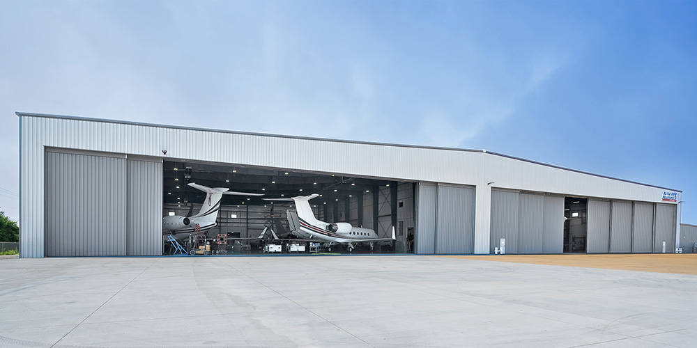 Aviation hangar