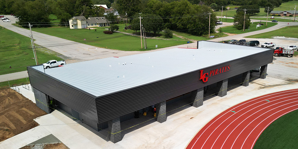 School field house metal building
