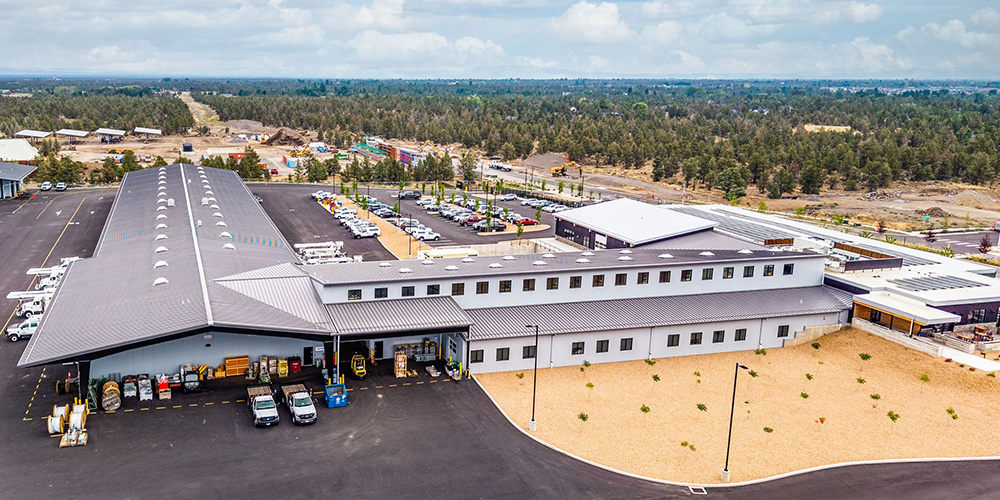 Warehouse and service center