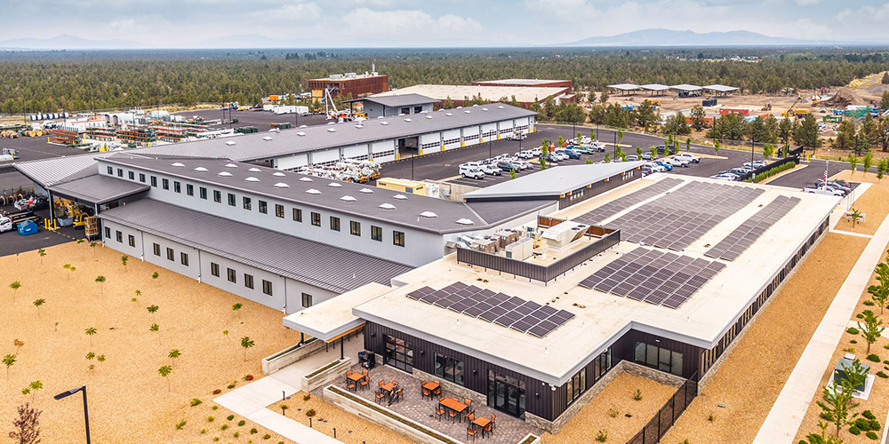 Warehousing steel building