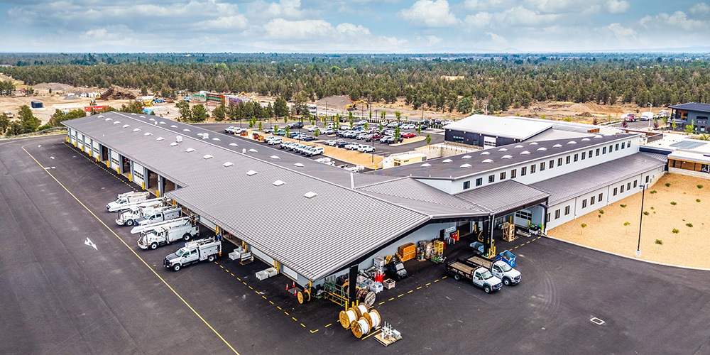 PEMB warehouse and service center